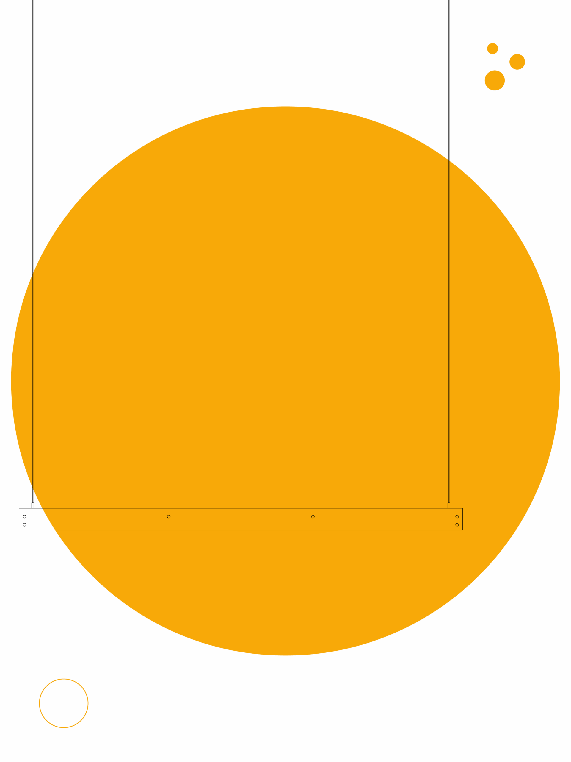 Wasteline cirkel met lijntekening