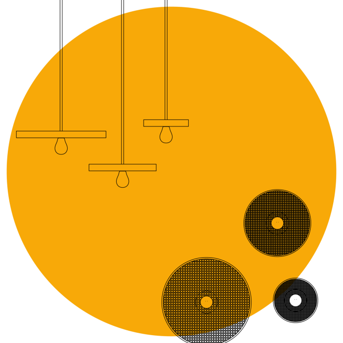 DOTTS cirkel met lijntekening
